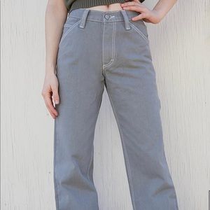 Brandy Melville Gray Carpenter Pants